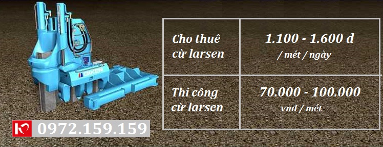 thuê cừ larsen thuê cừ larsen