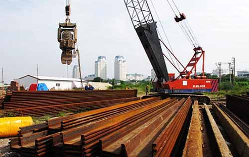 Tiêu chuẩn ép cừ larsen, thi công đóng cừ larsen 1